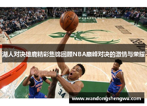 湖人对决雄鹿精彩集锦回顾NBA巅峰对决的激情与荣耀